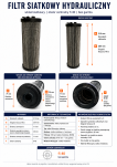 Filtr hydrauliczny Hyva 14896991A - zamiennik  HY18438 - 5