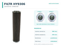 Filtr hydrauliczny HY 9306 / zamiennik SH84140 HIFI FILTER - 4