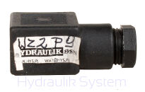 Wtyczka cewki elektrozaworu 2 PIN 12V 24V 230V do rozdzielacza WĄSKA, EVM - 2