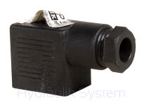 Wtyczka cewki elektrozaworu 2 PIN 12V 24V 230V do rozdzielacza WĄSKA, EVM - 6