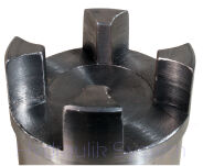 Sprzęgło kłowe rozłączne H24 - średnica 55 mm (2 piasty + łącznik 92Shore) - 6