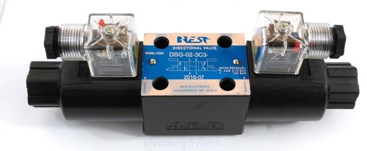Rozdzielacz sterowany elektrycznie DSG-02-3C3-AC220 zamiennik Rexroth 4WE6H6X/EW230N9K4