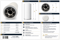 Filtr hydrauliczny BT 8850-MPG zamiennik SH56605 HIFI FILTER - 2