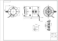 Silnik elektryczny HS24MGTHE 24V 1,2 kW Prawy - 2