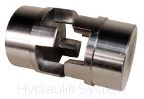 Sprzęgło kłowe rozłączne H38 - średnica 80 mm (2piasty + łącznik Shora) - 2