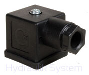 Wtyczka cewki elektrozaworu 3 PIN 12V 24V 230V do rozdzielacza ELEKTRYCZNA - 4