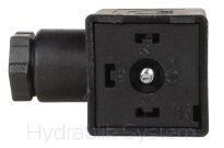 Wtyczka cewki elektrozaworu 3 PIN 12V 24V 230V do rozdzielacza ELEKTRYCZNA - 7