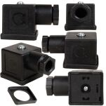 Wtyczka cewki elektrozaworu 3 PIN 12V 24V 230V do rozdzielacza ELEKTRYCZNA - 6