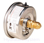 Manometr glicerynowy Ciśnieniomierz Zegar 63mm 400bar 1/4