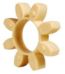 Łącznik wkładka 55 92 Shore'a biała/ecru sprzegło kłowe - 3