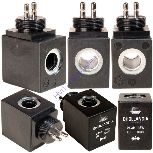 Cewka elektrozaworu DHOLLANDIA Fi 13mm 24V Bolce M24 do windy ZEPRO E241