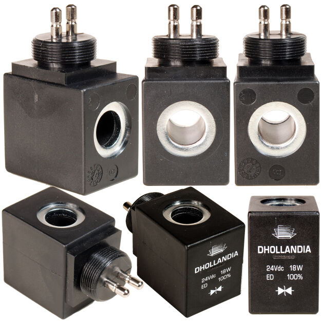 Cewka elektrozaworu DHOLLANDIA Fi 13mm 24V Bolce M24 do windy ZEPRO E241