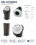 Filtr hydrauliczny HY24054 SF-FILTER / P17-3042 zamiennik - 2