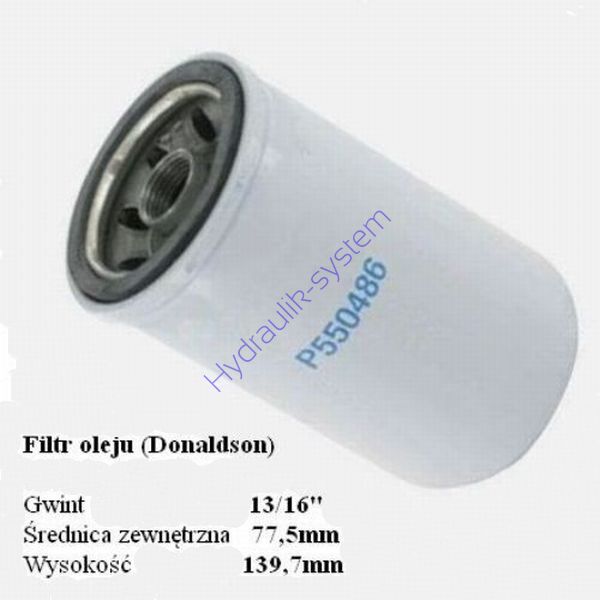 Filtr hydrauliczny P55-0486