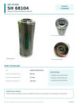 Filtr hydrauliczny SH 68104 - 4