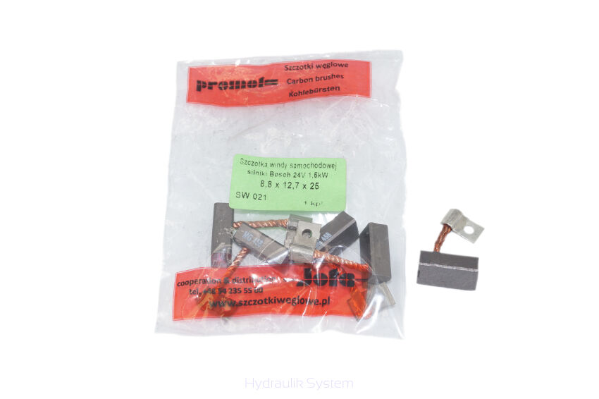 Szczotka węglowa do silnika, windy 8,8x12,7x25 Bosch 24V 1,6kW 1kpl