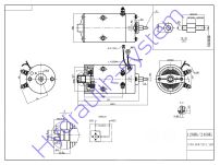 Silnik elektryczny 24V, 0,8 kW, CCW (lewy), 60A - HSMP0824 - 2