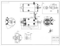 Silnik elektryczny 24V, 0,8 kW, CCW (lewy), 60A - HSMP0824 - 2