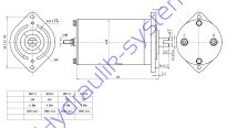 Silnik elektryczny do windy wind ISKRA AME1716 AME1592 ZEPRO MBB 24V 0,8kW - 6