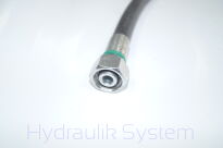 Wąż hydrauliczny dwuoplotowy fi 10 L- 520 końcówki proste 2x 22x1,5 - 2