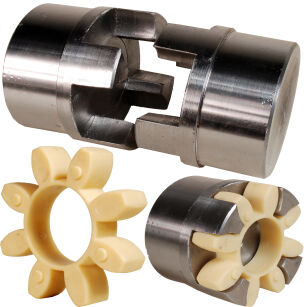 Sprzęgło kłowe rozłączne H65 - średnica 135 mm ( 2 piasty , bez łącznika)