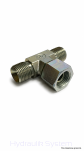 Złączka trójnik z nakrętką u góry, rozgałęźnik hydrauliczny 1/2'' - 3