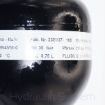 HYDROAKUMULATOR AKUMULATOR HYDRAULICZNY MEMBRANOWY 0,75 L WŁOSKI  AMS0,75P210CW4VM-0 - 2