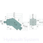 Pompa tłoczkowa Rexroth R902162396 80cc - 2