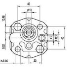 Pompa hydrauliczna odpowiednik Marzocchi K1PS1,6G, W3B1/L - 5