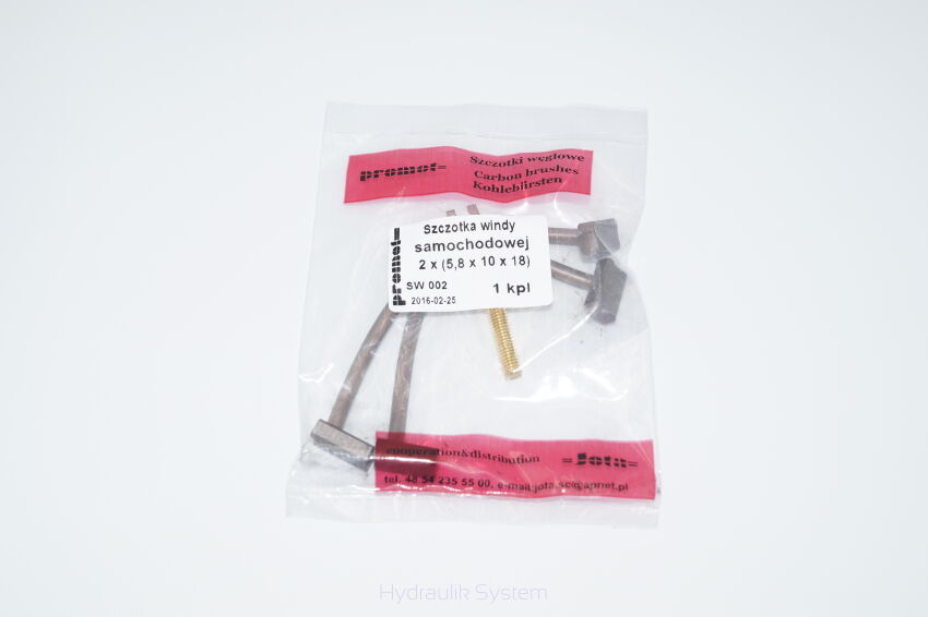 Szczotka węglowa do silnika, windy 5,8x10x18 MG 458