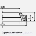 Zgarniacz ZZ 40x50x5/8 - 2