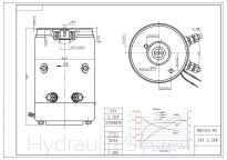 Silnik elektryczny do wind HSMP02512 - odpowiednik 12MB12TWA 1,6kw 12V - 5