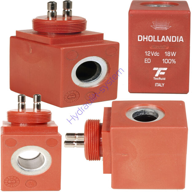 Cewka elektrozaworu DHOLLANDIA Fi 13mm 12V Kostal M24 do windy ZEPRO E241